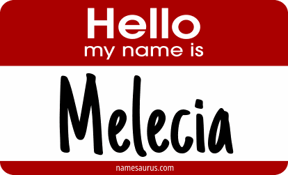 Hello my name is Melecia png download