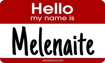 Hello my name is Melenaite png download