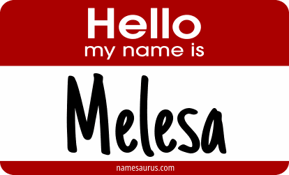 Hello my name is Melesa png download