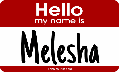 Hello my name is Melesha png download