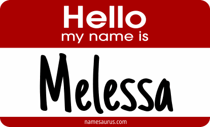 Hello my name is Melessa png download