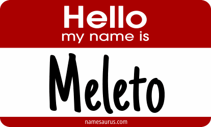 Hello my name is Meleto png download