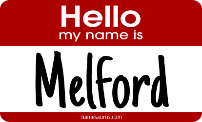 Hello my name is Melford png download