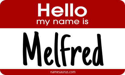 Hello my name is Melfred png download