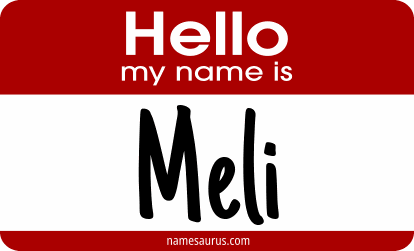 Hello my name is Meli png download