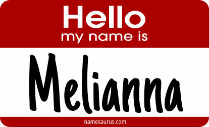 Hello my name is Melianna png download
