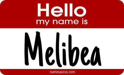 Hello my name is Melibea png download