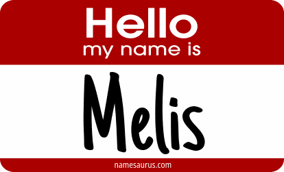 Hello my name is Melis png download