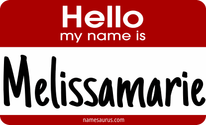 Hello my name is Melissamarie png download