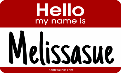 Hello my name is Melissasue png download