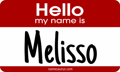 Hello my name is Melisso png download