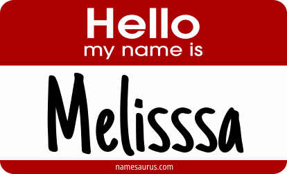 Hello my name is Melisssa png download