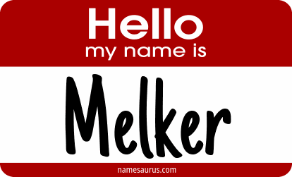 Hello my name is Melker png download