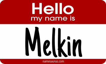 Hello my name is Melkin png download