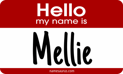 Hello my name is Mellie png download