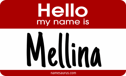 Hello my name is Mellina png download