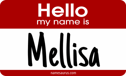 Hello my name is Mellisa png download