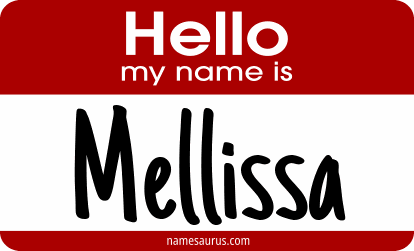Hello my name is Mellissa png download