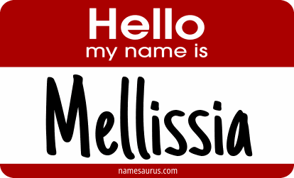 Hello my name is Mellissia png download