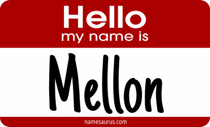 Hello my name is Mellon png download
