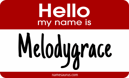 Hello my name is Melodygrace png download