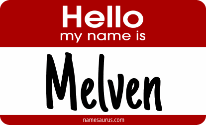 Hello my name is Melven png download