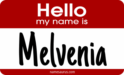 Hello my name is Melvenia png download