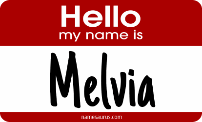 Hello my name is Melvia png download