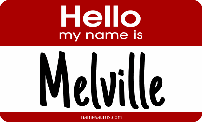 Hello my name is Melville png download