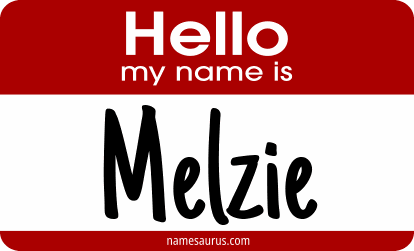 Hello my name is Melzie png download