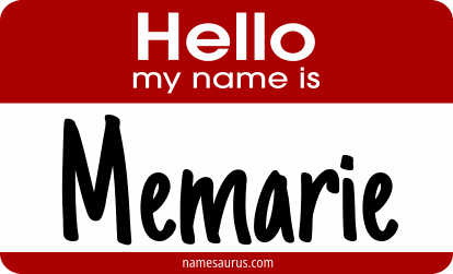 Hello my name is Memarie png download