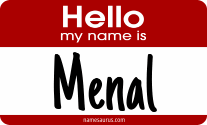 Hello my name is Menal png download