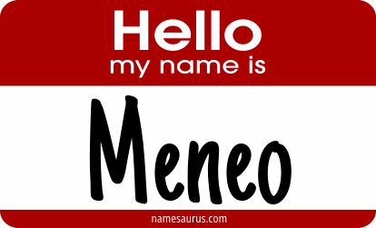 Hello my name is Meneo png download