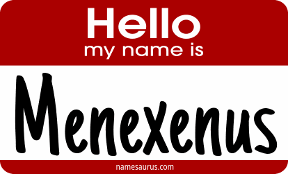 Hello my name is Menexenus png download
