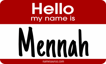 Hello my name is Mennah png download