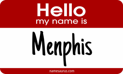 Hello my name is Menphis png download