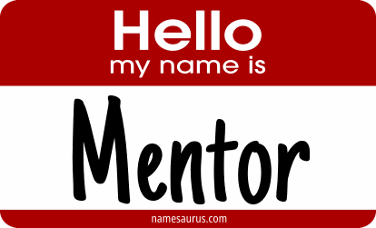 Hello my name is Mentor png download