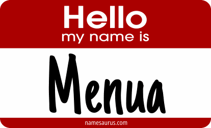 Hello my name is Menua png download