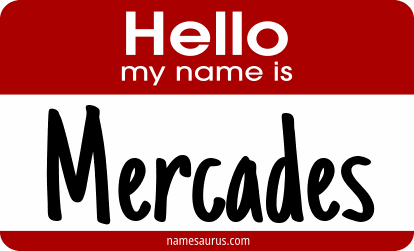 Hello my name is Mercades png download
