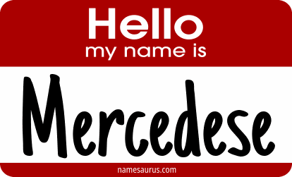 Hello my name is Mercedese png download