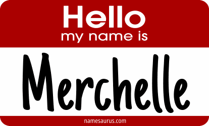 Hello my name is Merchelle png download
