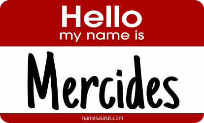 Hello my name is Mercides png download