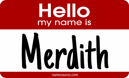 Hello my name is Merdith png download