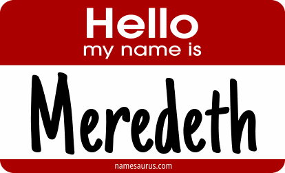 Hello my name is Meredeth png download