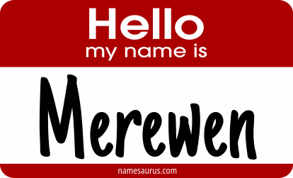 Hello my name is Merewen png download