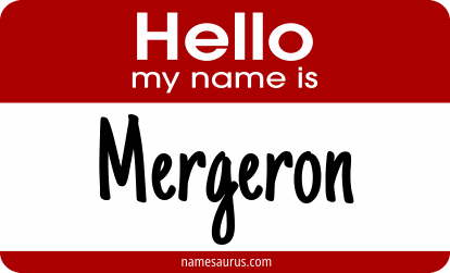 Hello my name is Mergeron png download