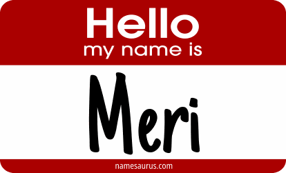 Hello my name is Meri png download
