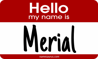 Hello my name is Merial png download