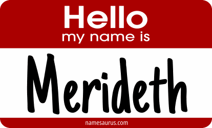 Hello my name is Merideth png download