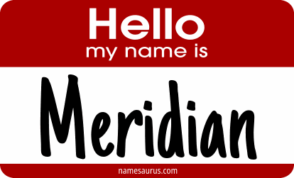 Hello my name is Meridian png download